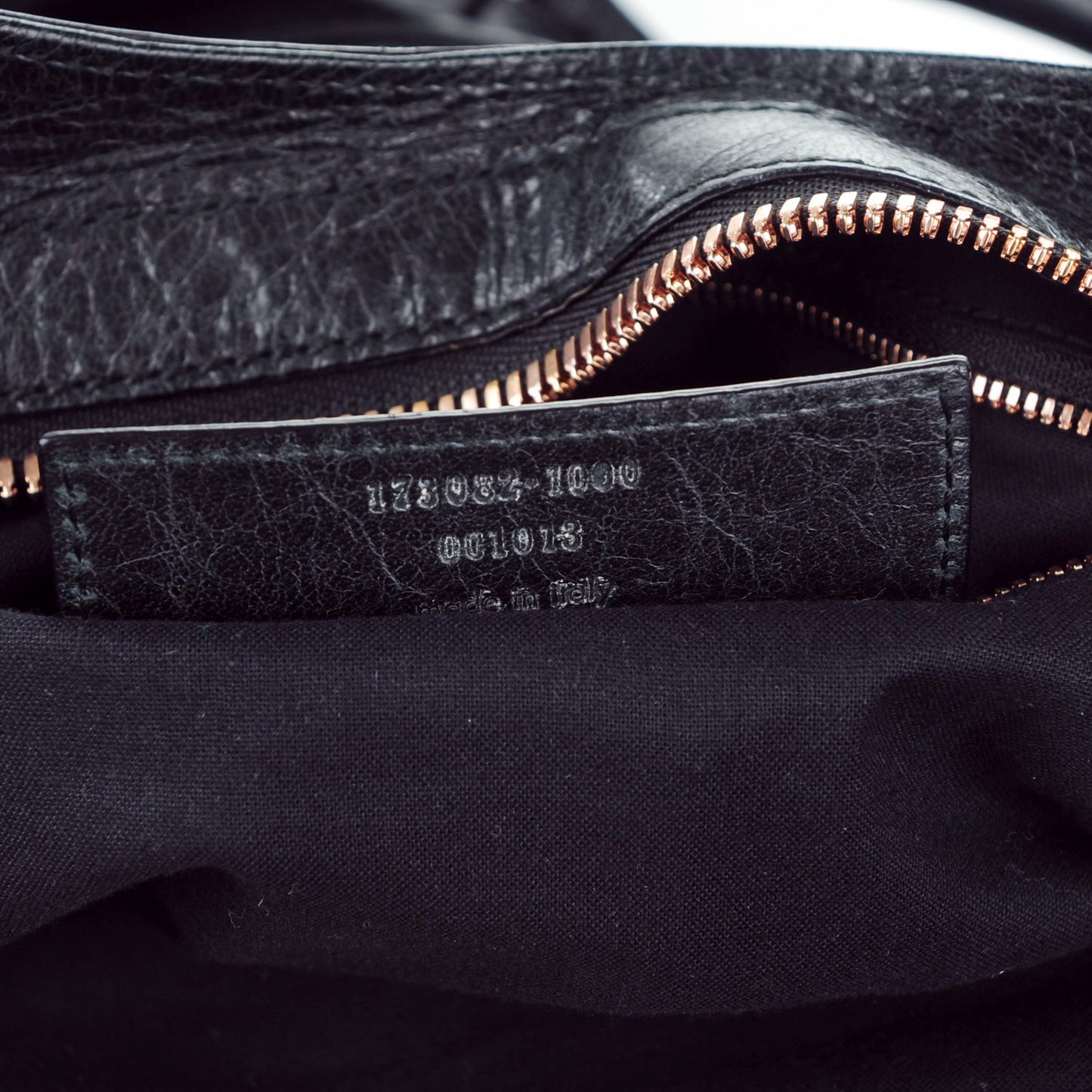 Agneau Giant 21 Rose Gold Hardware Part Time Black