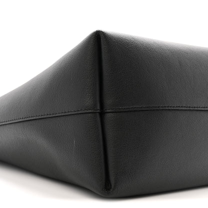 Saint Laurent Calfskin Large Shopping Tote Black 10 of 13