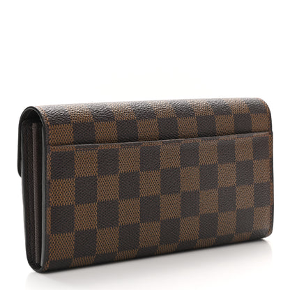 Louis Vuitton Damier Ebene Sarah Wallet NM 3 of 8