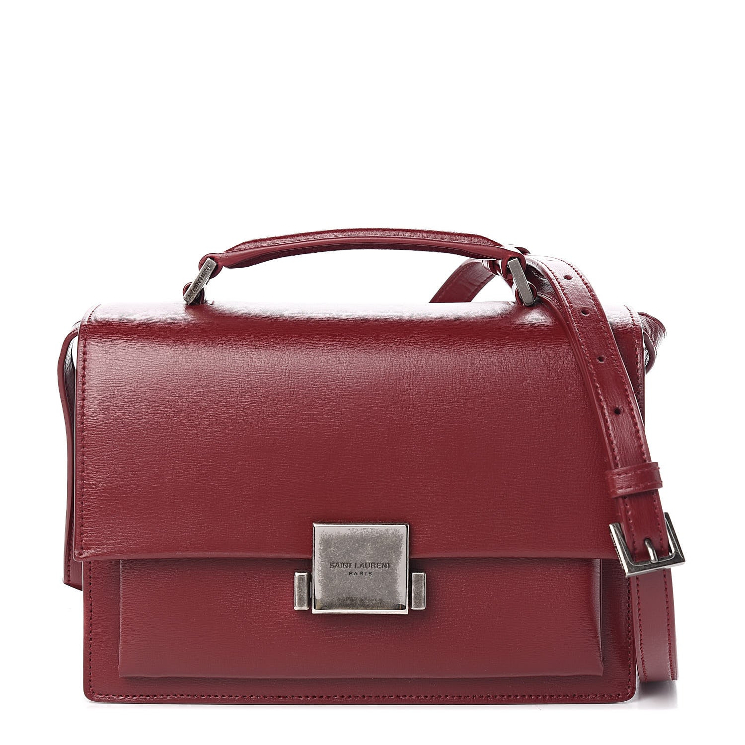 Saint Laurent Calfskin Medium Bellechasse Satchel Palissandre 1 of 10