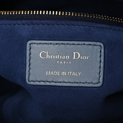 Christian Dior Lambskin Cannage Gradient Medium Lady Dior Blue 6 of 9