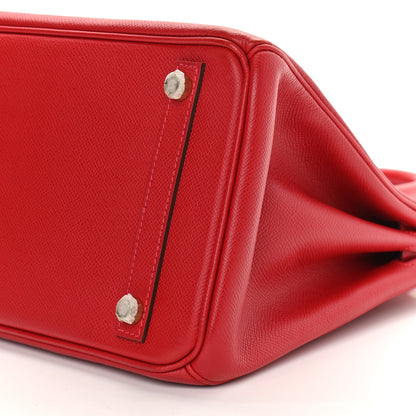 Hermes Epsom Birkin 30 Rouge Casaque 10 of 10