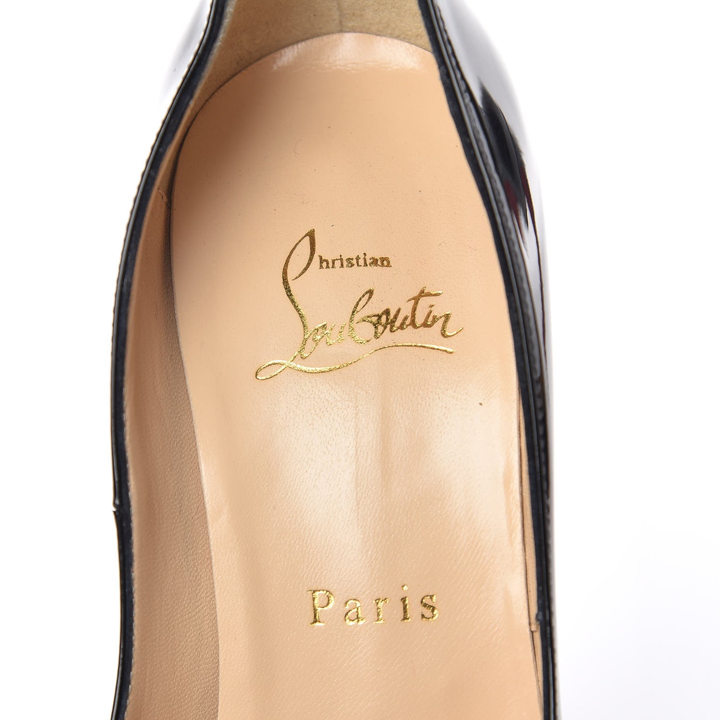 Patent Lady Peep 150 Pumps 38 Black