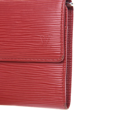 Louis Vuitton Epi Sarah Wallet Castillan Red 7 of 10