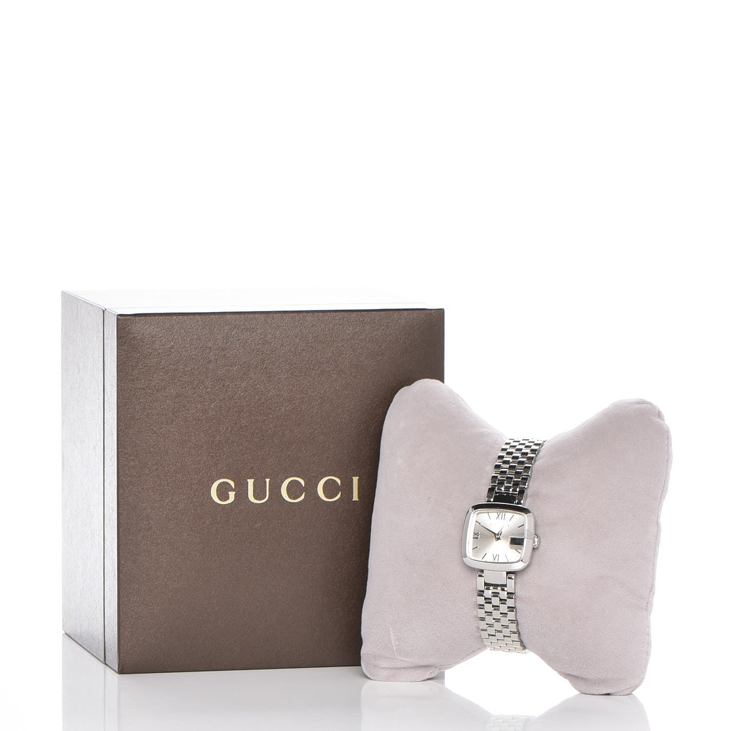 Gucci Stainless Steel 24mm G-Gucci Square Quartz Watch 8 of 8