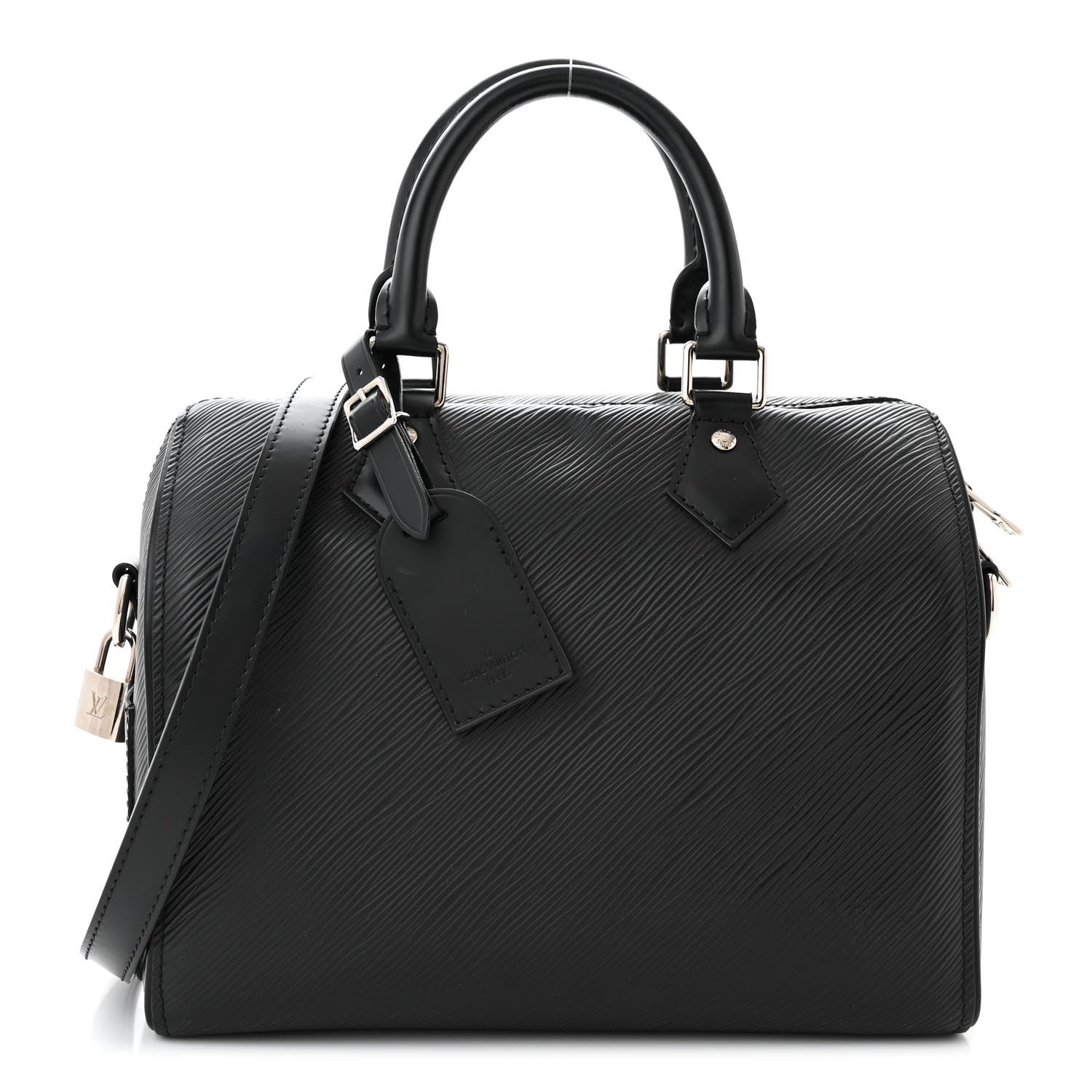 Louis Vuitton Epi Speedy Bandouliere 25 Black 1 of 10