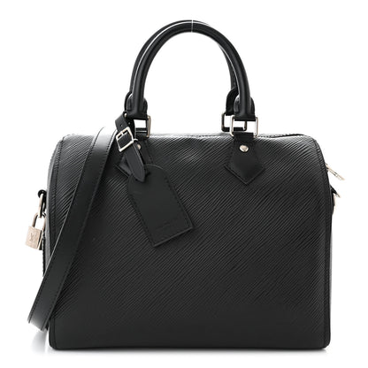 Louis Vuitton Epi Speedy Bandouliere 25 Black 1 of 10