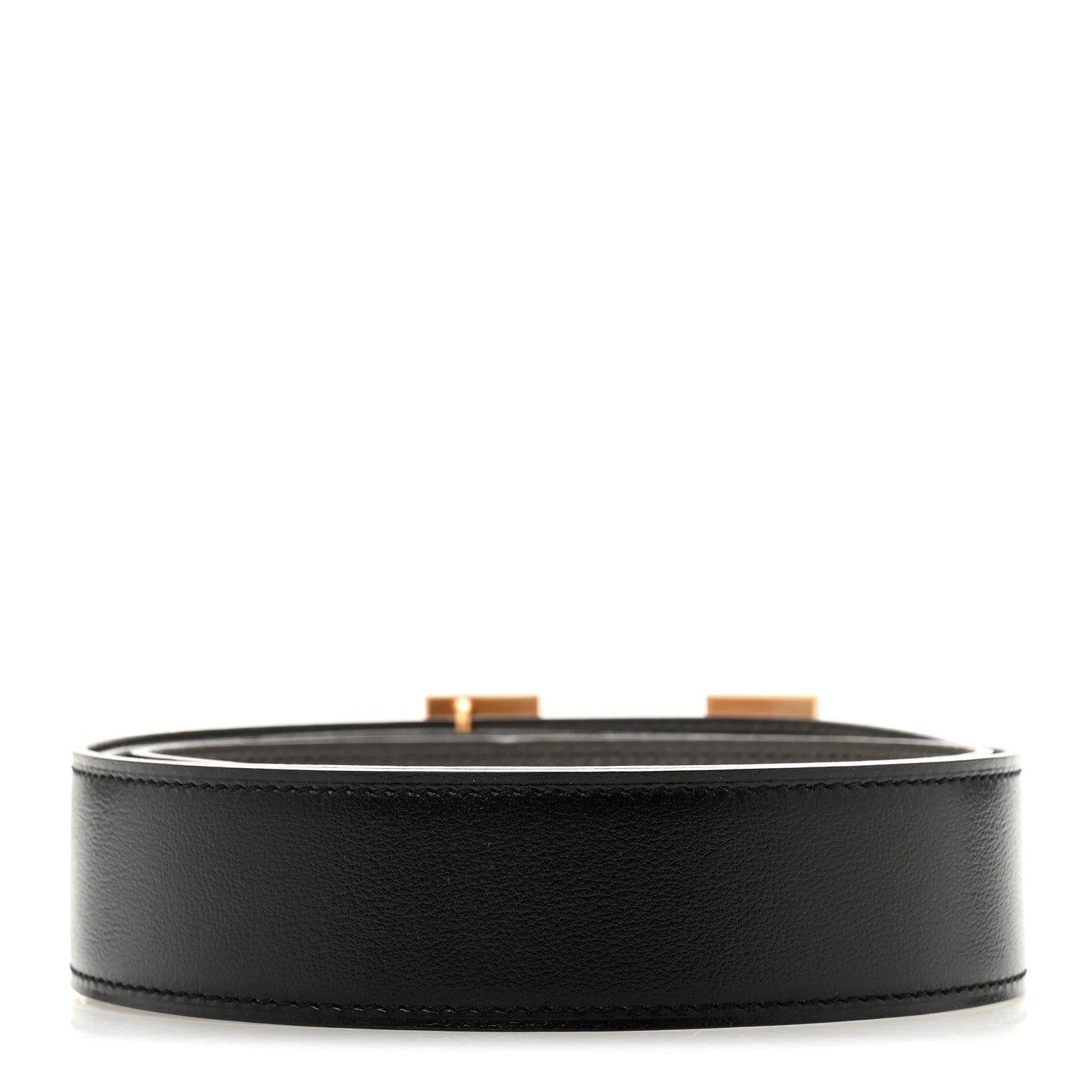 Hermes Box Togo 32mm H Belt 80 32 Black Etain 2 of 6