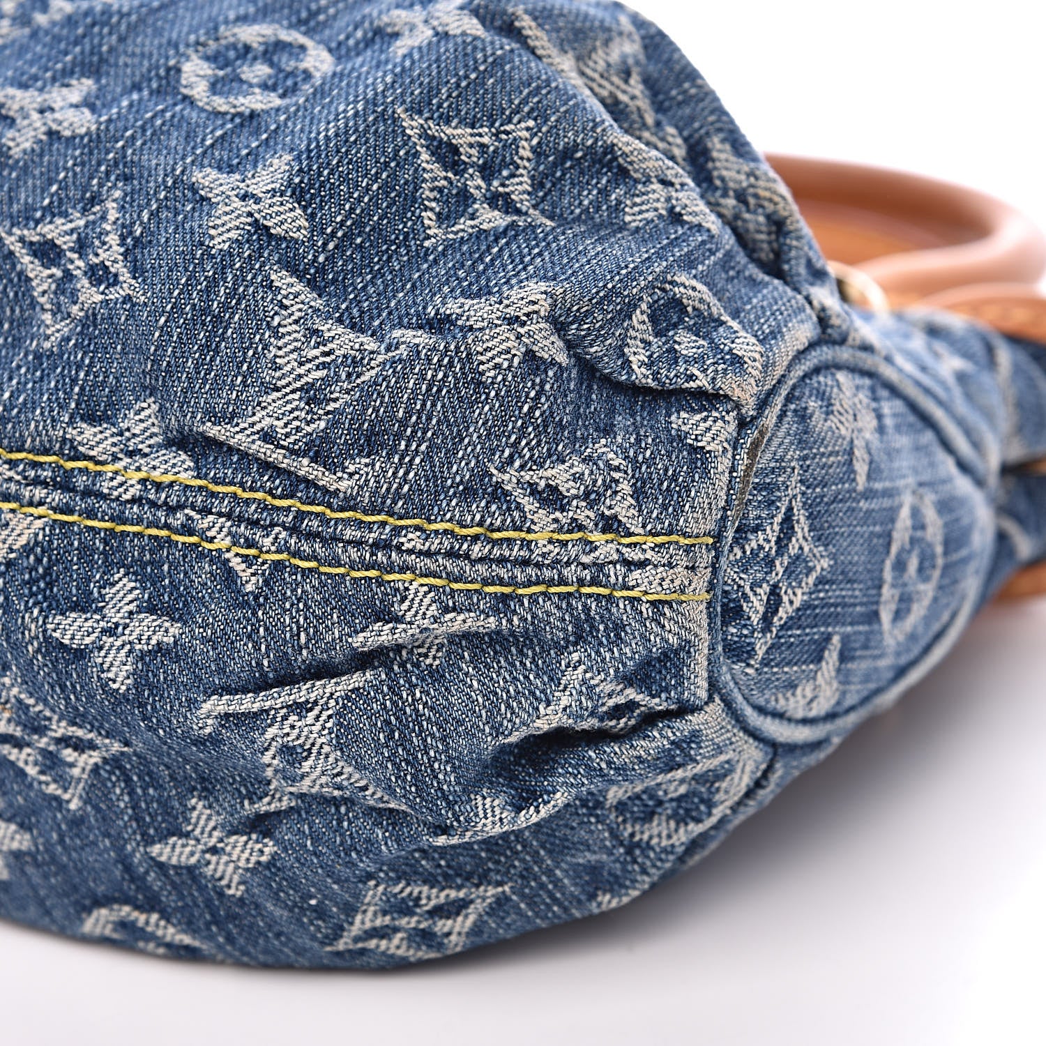 Louis Vuitton Monogram Denim Pleaty Blue 9 of 13