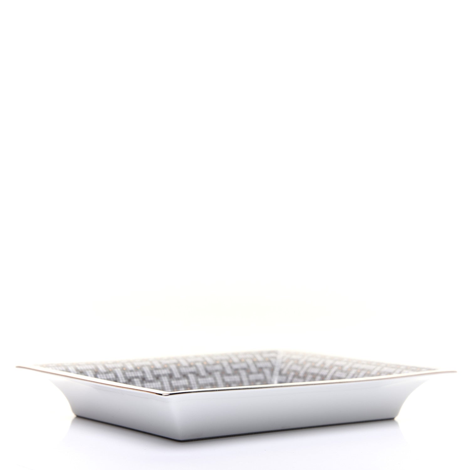 Hermes Porcelain Mosaique Au 24 Platine Change Tray 5 of 6
