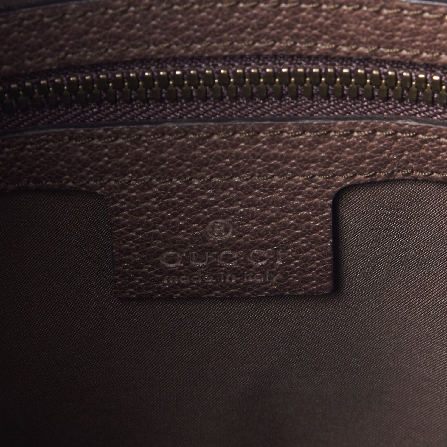 Gucci GG Supreme Monogram Neo Vintage Drawstring Backpack Beige New Acero Crop 8 of 9