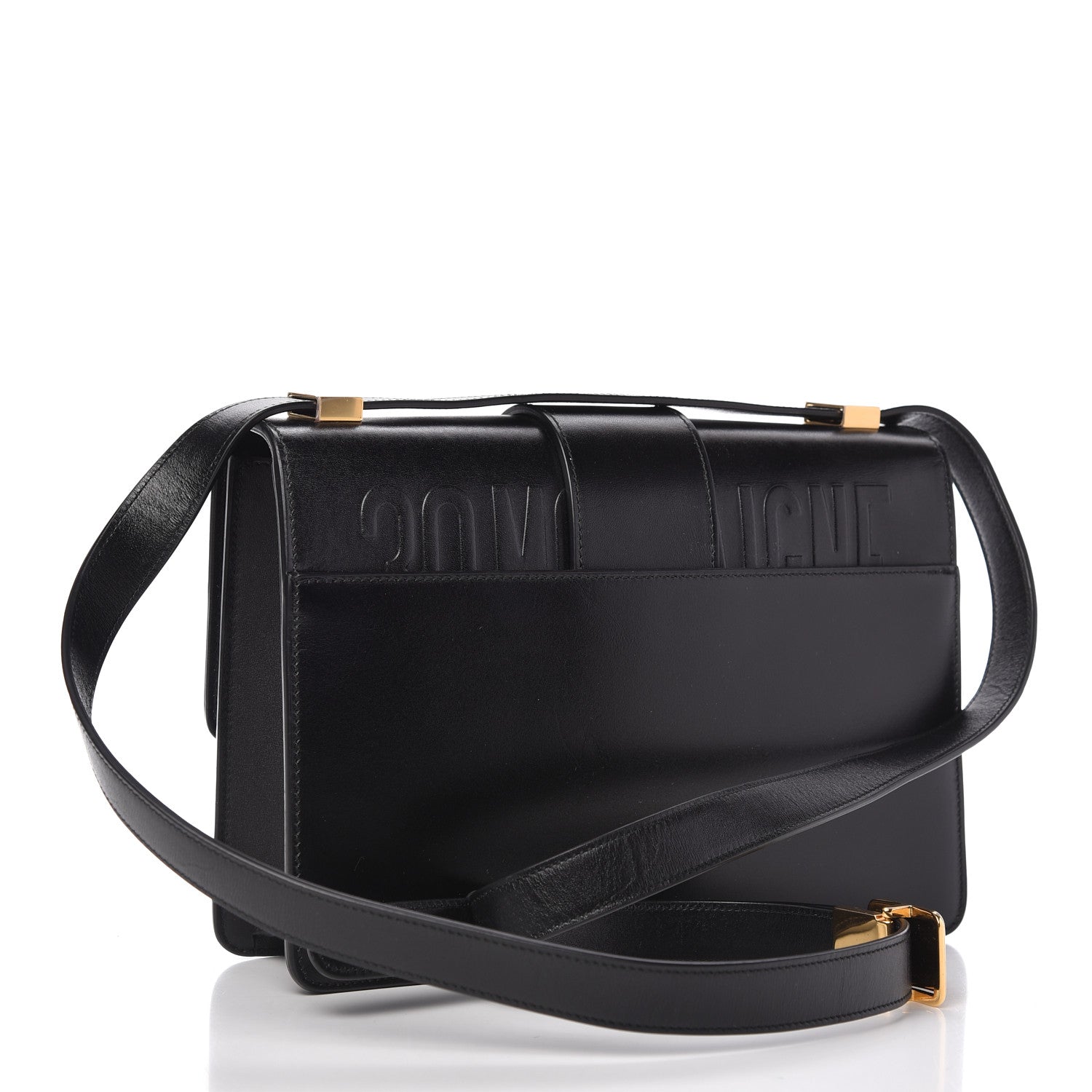 Christian Dior Smooth Calfskin 30 Montaigne Flap Bag Black 3 of 9