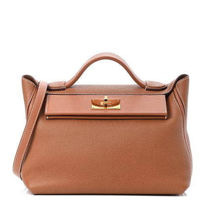 Hermes Taurillon Maurice Swift 24/24 29 Gold 1 of 9