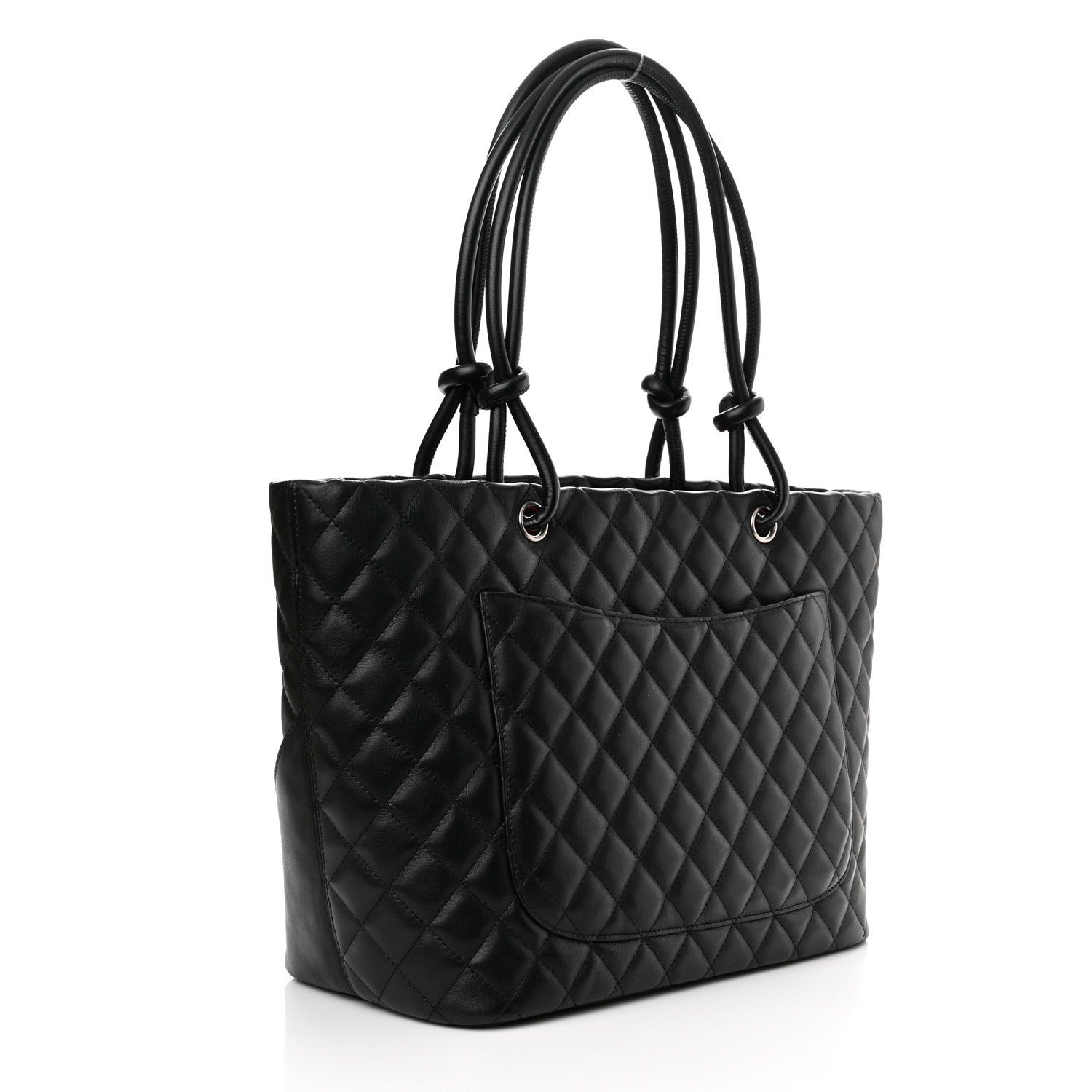 Chanel Calfskin Quilted Large Cambon Tote Black 3 of 10