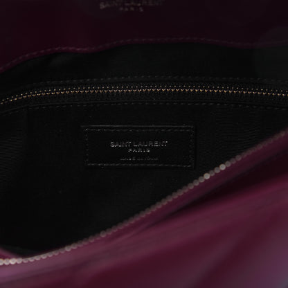 Saint Laurent Calfskin Y Quilted Monogram Medium Loulou Chain Satchel Palissandre 8 of 10
