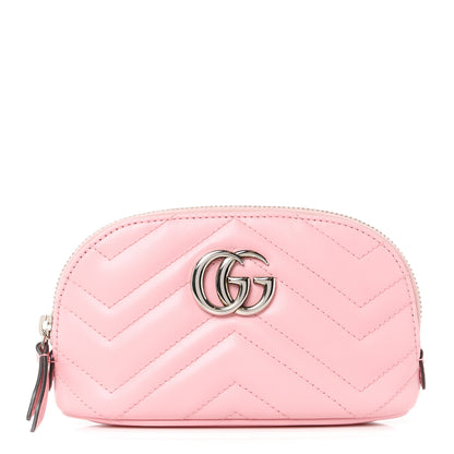 Gucci Calfskin Matelasse GG Marmont Pouch Cosmetic Case 1 of 10