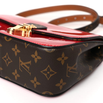 Louis Vuitton Patent Calfskin Monogram Cherrywood BB Scarlet 8 of 9