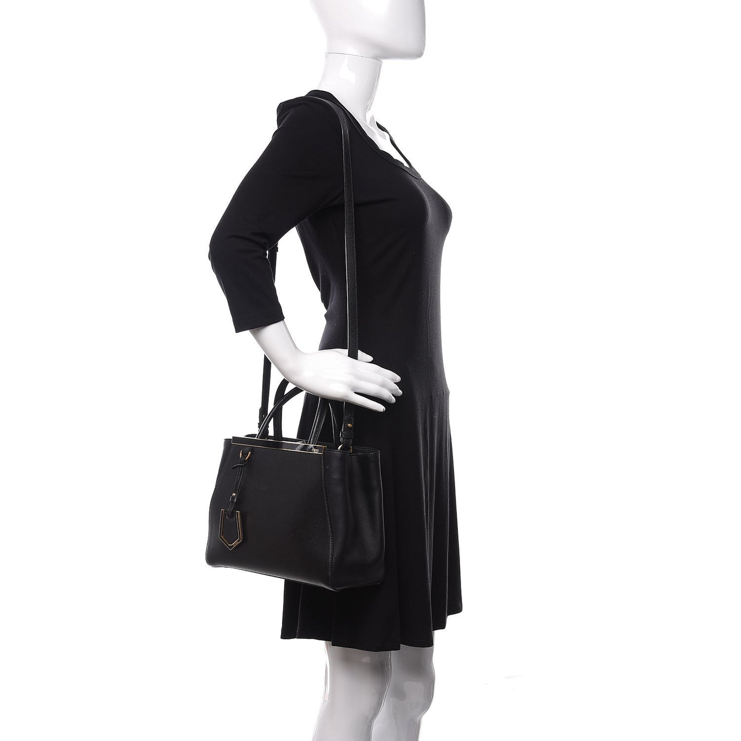 Vitello Elite Petite 2Jours Tote Black