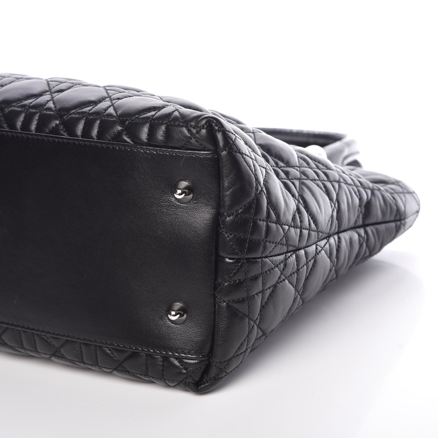 Christian Dior Lambskin Cannage Medium Soft Lady Dior Black 11 of 11