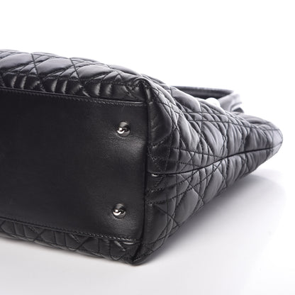 Christian Dior Lambskin Cannage Medium Soft Lady Dior Black 11 of 11