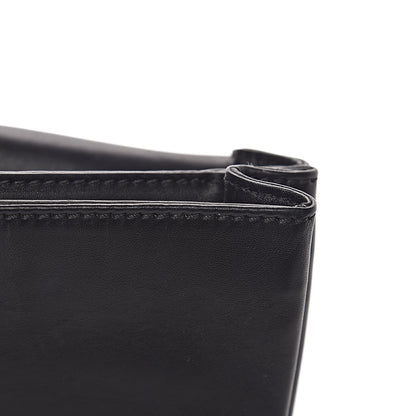 Valentino Garavani Vitello Flap Accordion Shoulder Flap Black 12 of 25