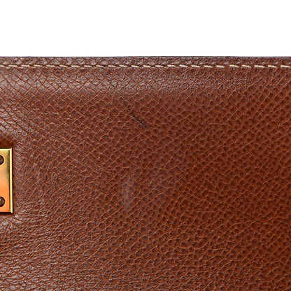 Hermes Veau Grain Lisse Kelly Sellier 28 Noisette 33 of 40