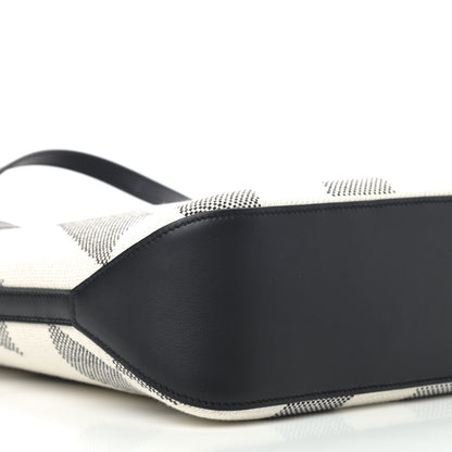 Hermes Swift H Canvas Cabas H En Biais 27 Black Ecru 5 of 8