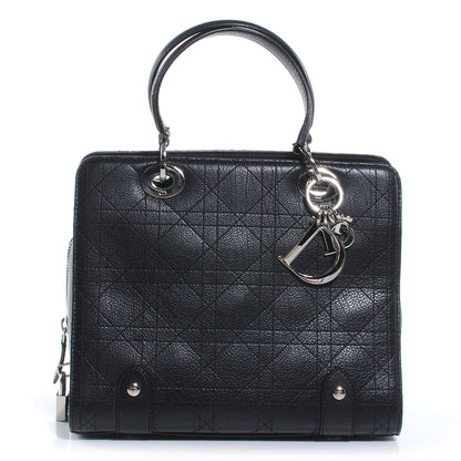 Christian Dior Leather Cannage Soft Lady Dior Small Handbag Black 1 of 7
