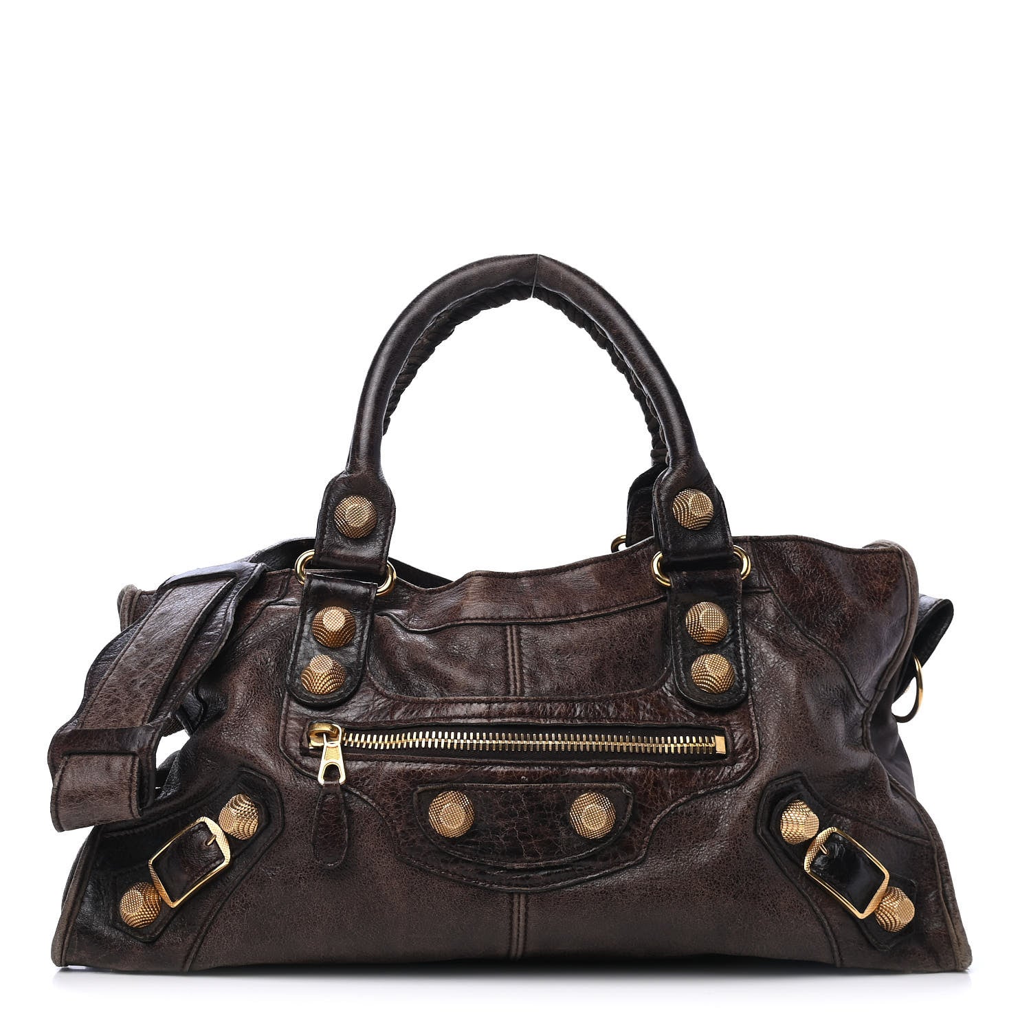 Balenciaga Chevre Giant 21 Gold Hardware Part Time Truffle 1 of 5