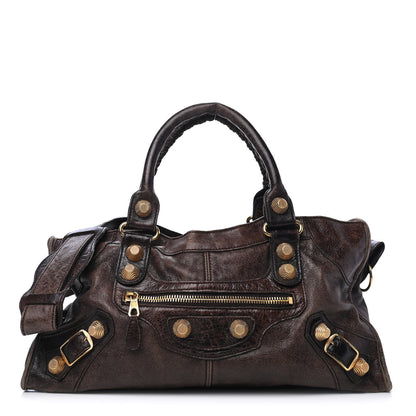 Balenciaga Chevre Giant 21 Gold Hardware Part Time Truffle 1 of 5