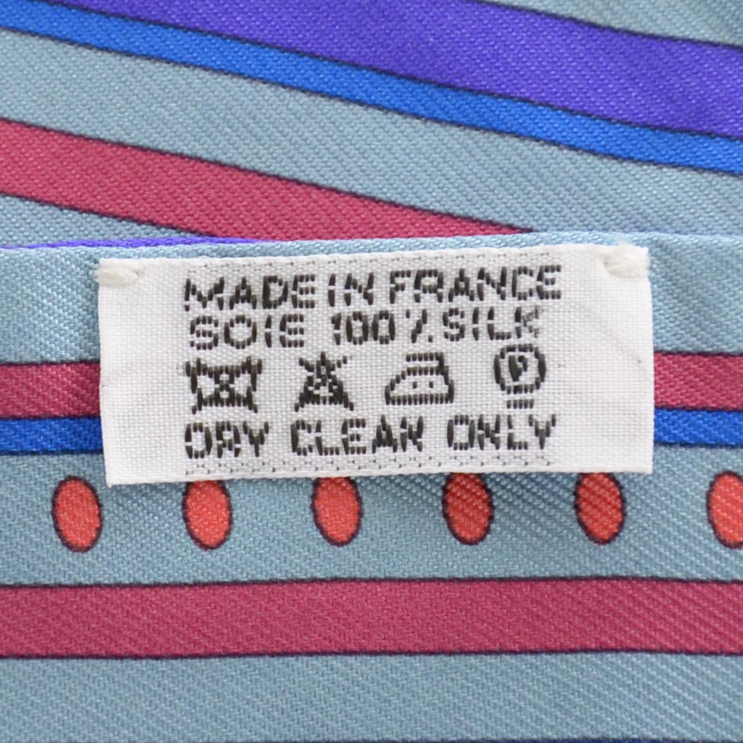 Hermes Silk Sequences Twilly Scarf Bleu Glacier 4 of 5