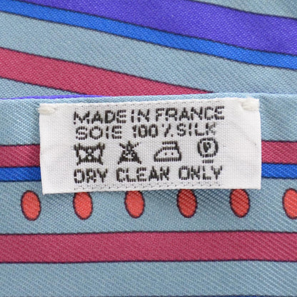 Hermes Silk Sequences Twilly Scarf Bleu Glacier 4 of 5
