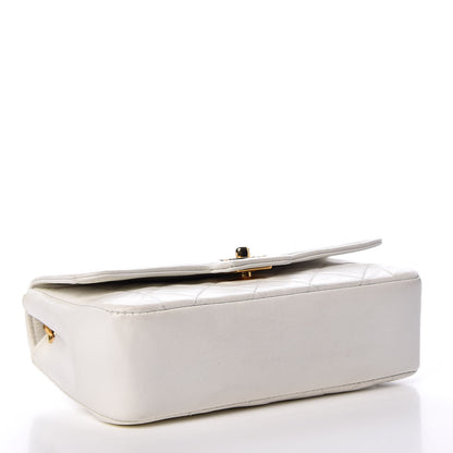 Chanel Lambskin Quilted Small Single Flap White 4 of 13