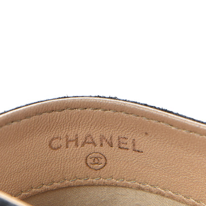 Chanel Lambskin Camellia Embossed Card Holder Black 5 of 8