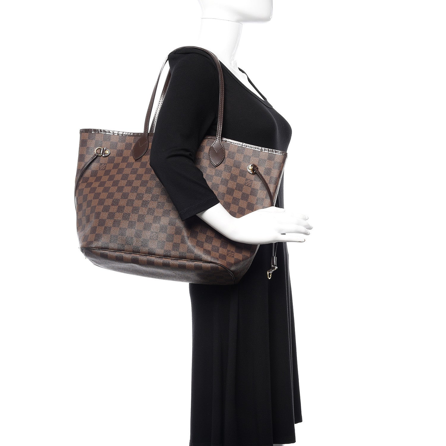 Louis Vuitton Damier Ebene Neverfull MM 2 of 19