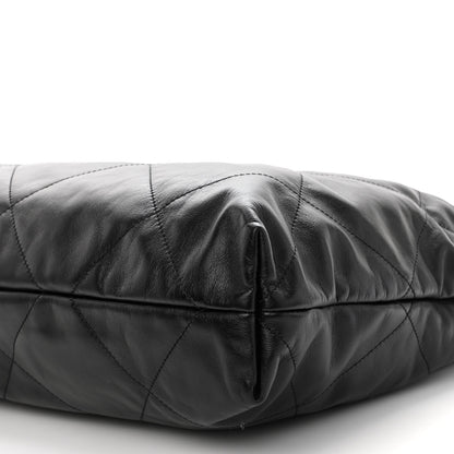Chanel Shiny Calfskin Quilted Chanel 22 Black 9 of 9