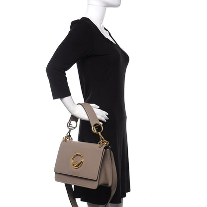 Fendi Vitello Century Opaco F is Fendi Small Kan I Shoulder Bag Tortora 2 of 10