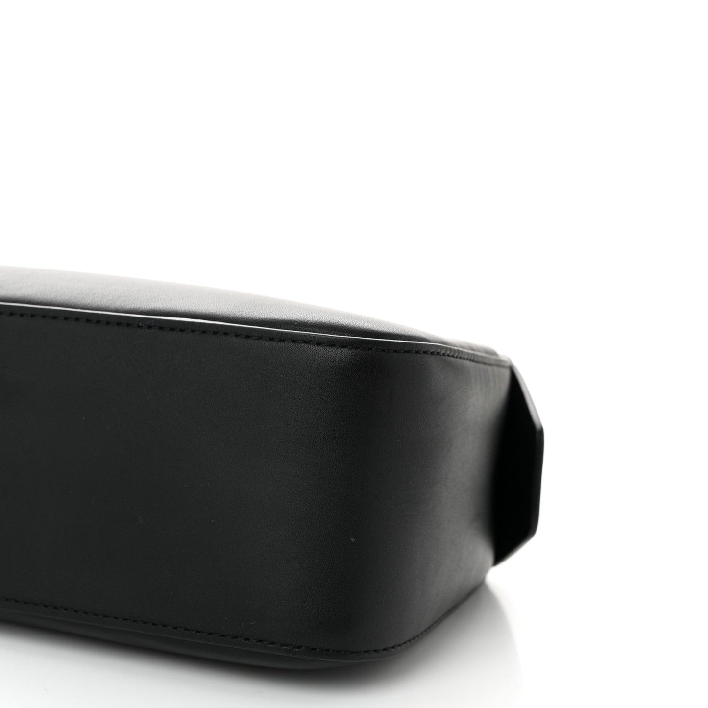 Calfskin Simona Shoulder Bag Black