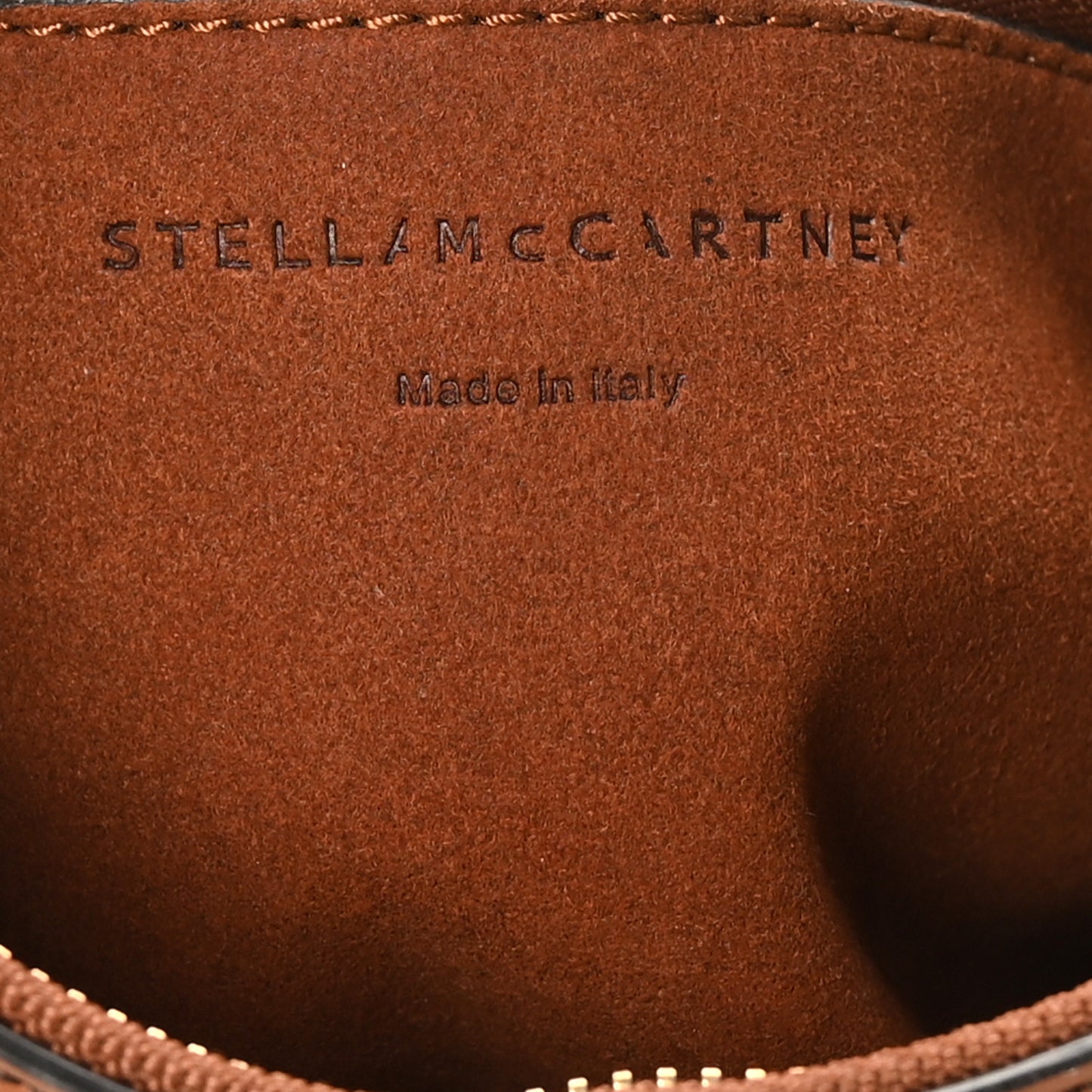 Eco Alter Nappa Perforated Logo Shoulder Bag Brown