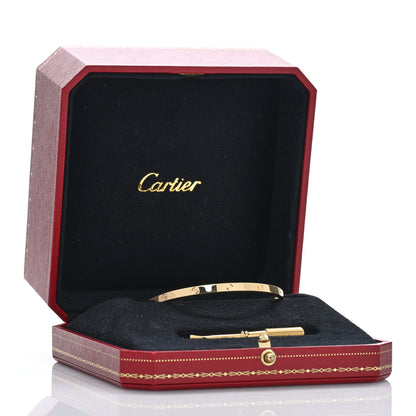 Cartier 18K Yellow Gold Small LOVE Bracelet 17 7 of 7