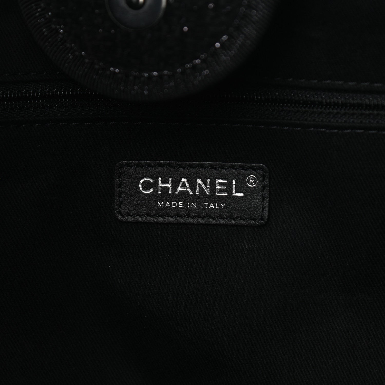 Chanel Lurex Boucle Medium Deauville Tote Black 6 of 10
