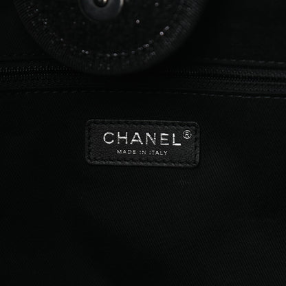 Chanel Lurex Boucle Medium Deauville Tote Black 6 of 10