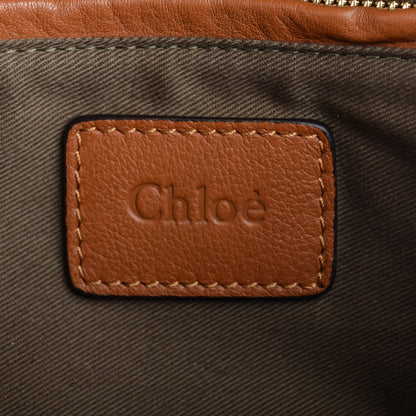 Chloe Calfskin Large Marcie Satchel Tan 6 of 8
