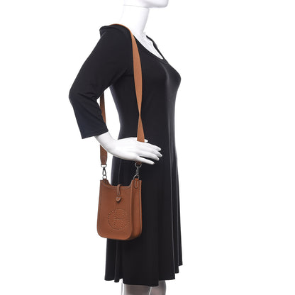 Hermes Taurillon Clemence Evelyne TPM Gold 2 of 11