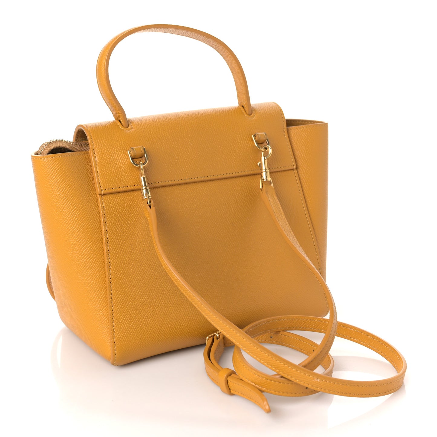 Grained Calfskin Nano Belt Bag Calendula