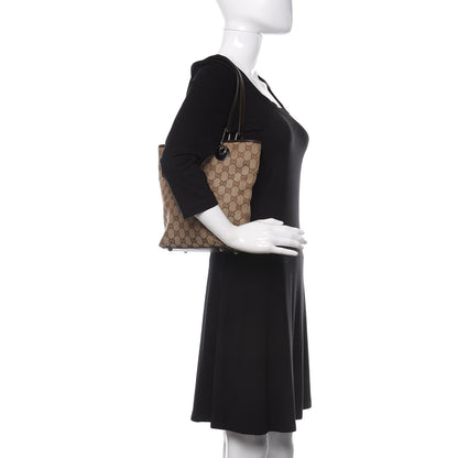 Gucci Monogram Small Eclipse Tote Brown 2 of 10