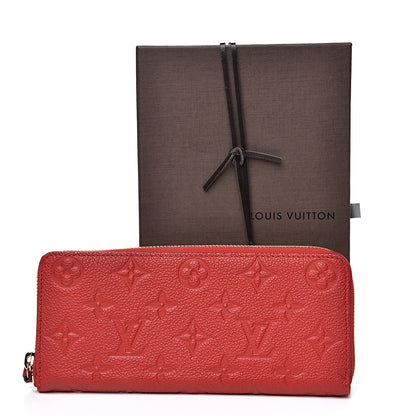 Louis Vuitton Empreinte Clemence Wallet Cherry 7 of 7