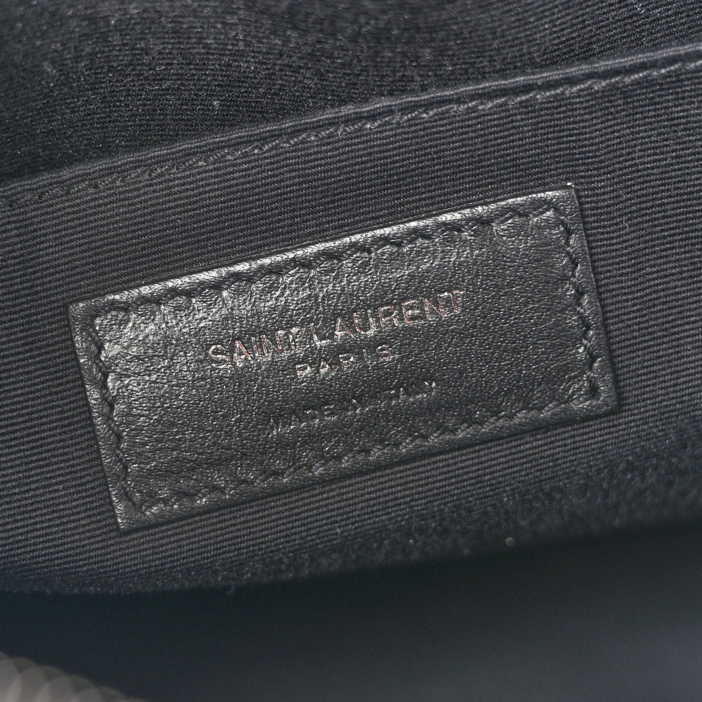 Calfskin Matelasse Monogram Monochrome Lou Camera Bag Black
