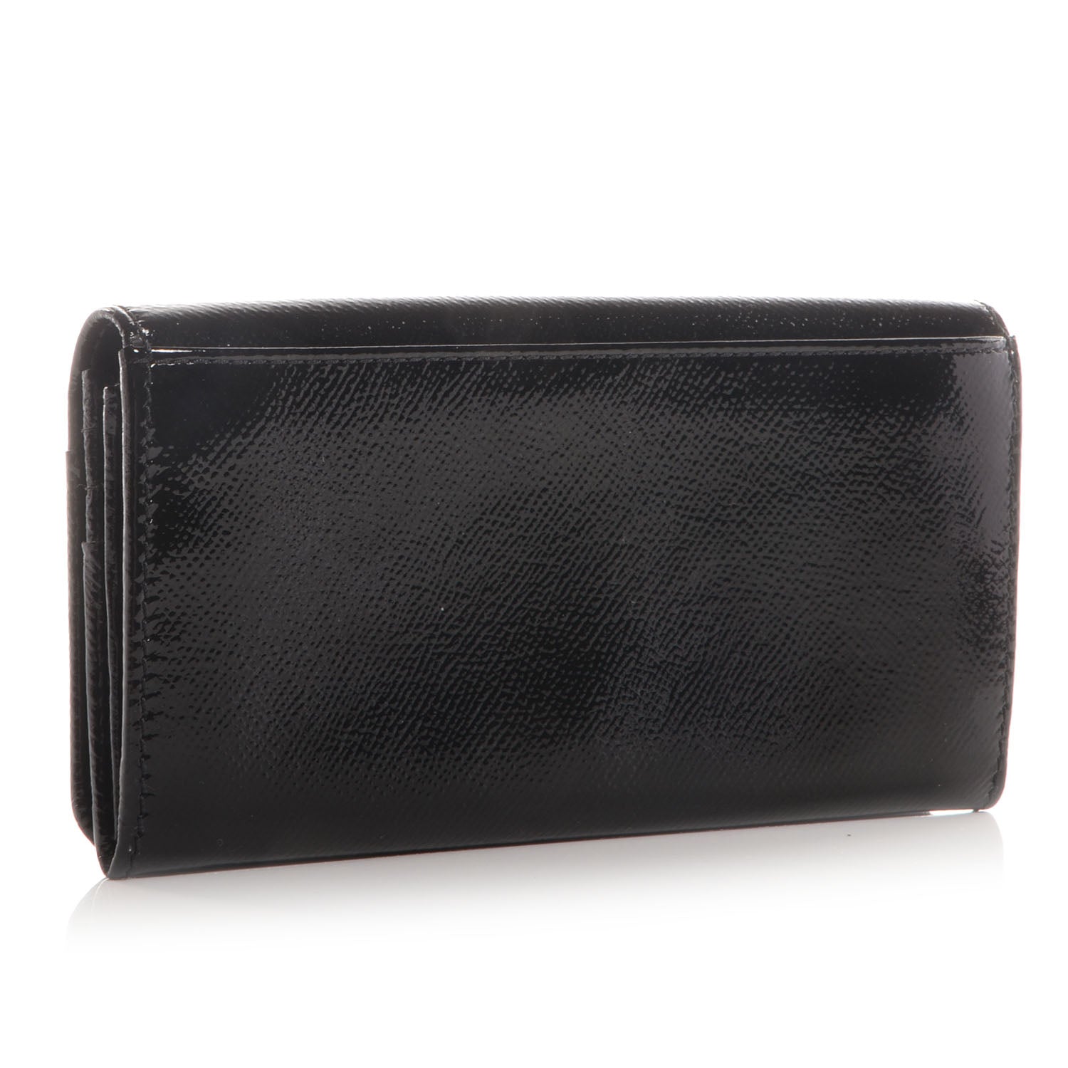 Burberry Patent London Continental Wallet Black 3 of 8