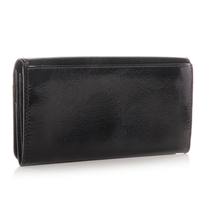 Burberry Patent London Continental Wallet Black 3 of 8